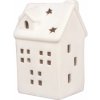 Vánoční osvětlení Anděl Přerov Domek z porcelánu s LED, 7 x 11,5 cm