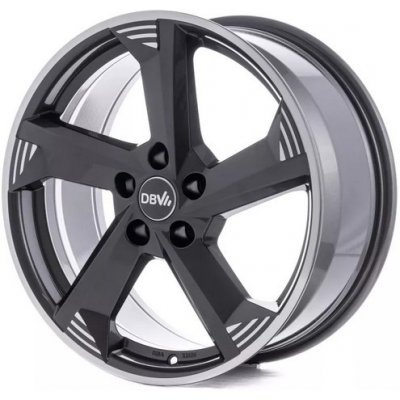 DBV Torino III 8x19 5x108 ET55 anthracite polished – Hledejceny.cz