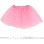 Tylová sukně Luliu růžová zdobená hvězdičkami OP925 – Hledejceny.cz