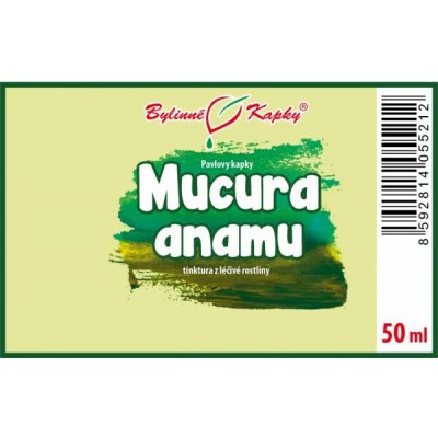 Bylinné kapky Pavlovy bylinné kapky Mucura / anamu tinktura 50 ml – Hledejceny.cz