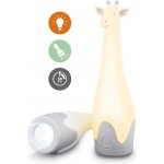 Zazu Žirafa GINA svítilna s nočním světlem šedá – Zboží Mobilmania