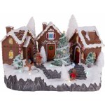 Fééric Lights and Christmas Pohyblivá vánoční scéna perníkové chaloupky 31 x 23 cm – Hledejceny.cz
