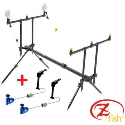 ZFISH Rod Pod Classic 3 Rods + 2x Swinger Extra Carp – Hledejceny.cz