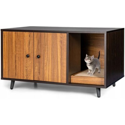 Costway Bouda hnědá obdélníková 50 x 90 cm – Hledejceny.cz