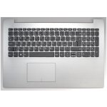 česká klávesnice Lenovo IdeaPad 320-15 šedá CZ/SK stříbrný palmrest - repasovaná – Zbozi.Blesk.cz