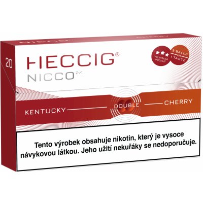 HECCIG Nicco náplň do přístroje Heat Not Burn s nikotinem Cherry Krabička – Zboží Dáma