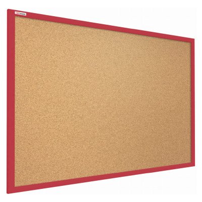 Allboards TK129R Korková nástěnka v barevném dřevěném rámu 120 x 90 cm – Zboží Mobilmania