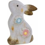 Dommio Zajíček keramický s květinami 15,5 cm – Hledejceny.cz