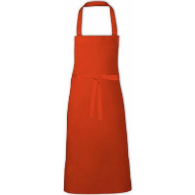 Link Kitchen Wear Extra široká klasická dlouhá zástěra na grilování Orange ca. Pantone 1655 90 x 90 cm X999