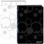 Karton P+P Black & White 4 kroužkový pořadač PP 2 cm černý – Zboží Živě