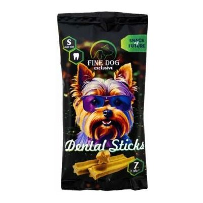 Fine Dog Exclusive Dental Sticks pro psy S 7 ks 110 g – Zbozi.Blesk.cz