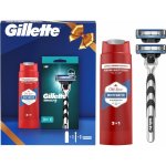Gillette Whitewater + Old Spice Whitewater sprchový gel 250 ml + holicí strojek 1 ks +náhradní břity 2 ks – Zbozi.Blesk.cz