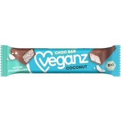 Veganz čokoládová tyčinka s kokosem 40 g