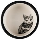 Zentangle keramická miska pro kočky 0,3 l/12 cm