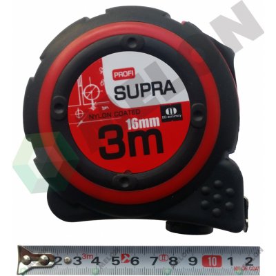 SUPRA PROFI Svinovací metr 3m/16mm – HobbyKompas.cz