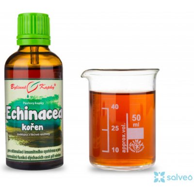 Bylinné kapky Echinacea třapatka kapky kořen tinktura 50 ml – Hledejceny.cz