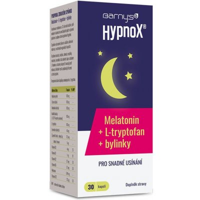 Barnys HypnoX s melatoninem, L-tryptofanem a bylinkami 30 kapslí