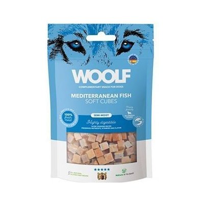 WOOLF Cubes poch. Soft Mediterranean Fish 100 g – Hledejceny.cz