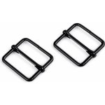 Prima-obchod Posunovač na popruhy šíře 26 mm čtvercový, barva 6 černý lak – Sleviste.cz