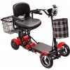 Invalidní vozík ANTAR AT52317 VOZÍK INVALIDNÍ ELEKTRICKÝ SKLÁDACÍ ČERVENÝ
