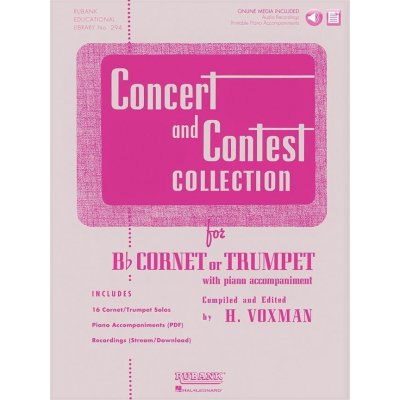 CONCERT & CONTEST COLLECTIONS + Audio Online trumpeta + klavír PDF