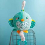 Clementoni Baby plyšová zvonkohra ptáček – Zboží Mobilmania