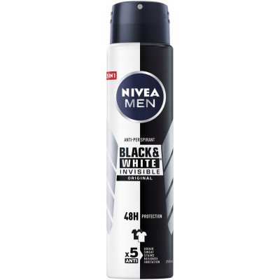 Nivea Men Black & White Invisible Original deospray pro muže 250 ml – Zboží Mobilmania