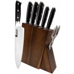 SaKuRo Sada 5 kuchyňských nožů z německé oceli Hanzo Black DE – Zboží Dáma SaKuRo Sada 5 kuchyňských nožů z německé oceli Hanzo Black DE – Zboží Dáma