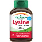 Jamieson Lysine + Zinc & Vitamin C 1000 mg 60 tablet – Hledejceny.cz