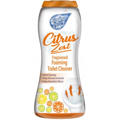 Foam Fresh Citrus Pěnivý čistící prášek do toalety 370 g – Zboží Dáma