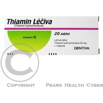 THIAMIN LÉČIVA POR 50MG TBL NOB 20 – Zboží Mobilmania