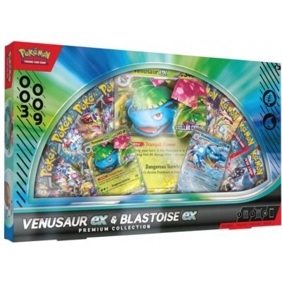 Pokémon TCG: Premium Collection Venusaur ex & Blastoise ex – Hledejceny.cz