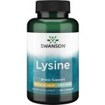 Swanson L-Lysin Free Form L-Lysine 500 mg 100 kapslí – Hledejceny.cz