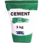 HET cement bílý 3kg – Zboží Mobilmania