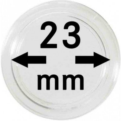 Lindner Kapsle na mince 23 mm – Zboží Dáma
