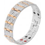 Šperky eshop ocelový stříbrné a zlaté barvy dekorativní zářezy magnety SP21.04 – Zboží Mobilmania