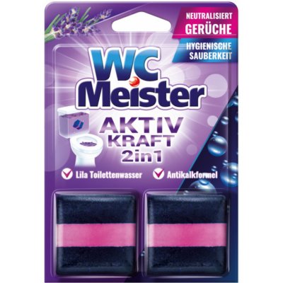 WC Meister 2v1 speciální kostky do WC nádržky s vůní levandule 2 ks – HobbyKompas.cz