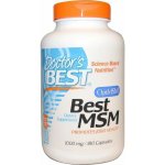 Doctor's Best MSM Methylsulfonylmethan 1000 mg x 180 kapslí – Hledejceny.cz