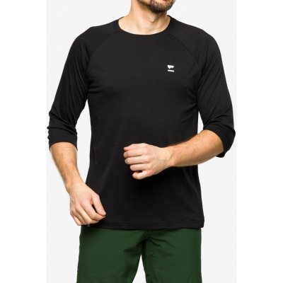 Mons Royale merino TARN MERINO SHIFT RAGLAN 3/4 black – Zboží Mobilmania