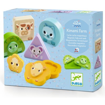 Djeco Magnetická hračka pro nejmenší Kimami Farm – Zboží Dáma