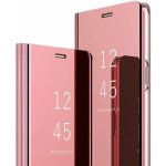 Nexeri Huawei P40 Lite E Clear View Cover růžové – Sleviste.cz