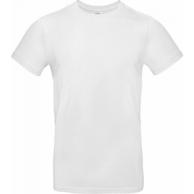B&C Základní hladké bavlněné triko bílá
