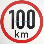 Tanatech Samolepka rychlost 100 km/hod 15cm – Zboží Dáma