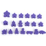 Figurky do Carcassonne Barva: Pastelová modrá – Zboží Mobilmania