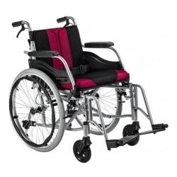Timago invalidní vozík WA C2600 Premium 46 cm černo-bordó