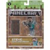Figurka Jazwares Minecraft Steve v řetězové zbroji