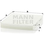 MANN-FILTER Filtr, vzduch v interiéru CU2545 | Zboží Auto