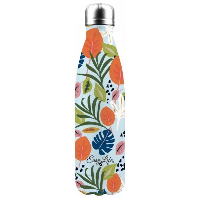 Easy Life Cestovní lahev Tropical Vibes šedá zelená 500 ml – Hledejceny.cz