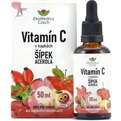 Ekomedica Vitamín C v kapkách Šípek Acerola 50 ml