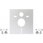 Zvuková izolace pro závěsné WC Alcadrain obdelníková krytky chrom, M930CR, Alcadrain – Sleviste.cz